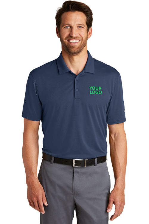 Nike Ladies Dri-FIT Legacy Customized Polos, Midnight Navy