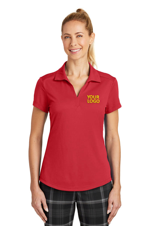Nike Dri-FIT Legacy Customized Polos, Gym Red