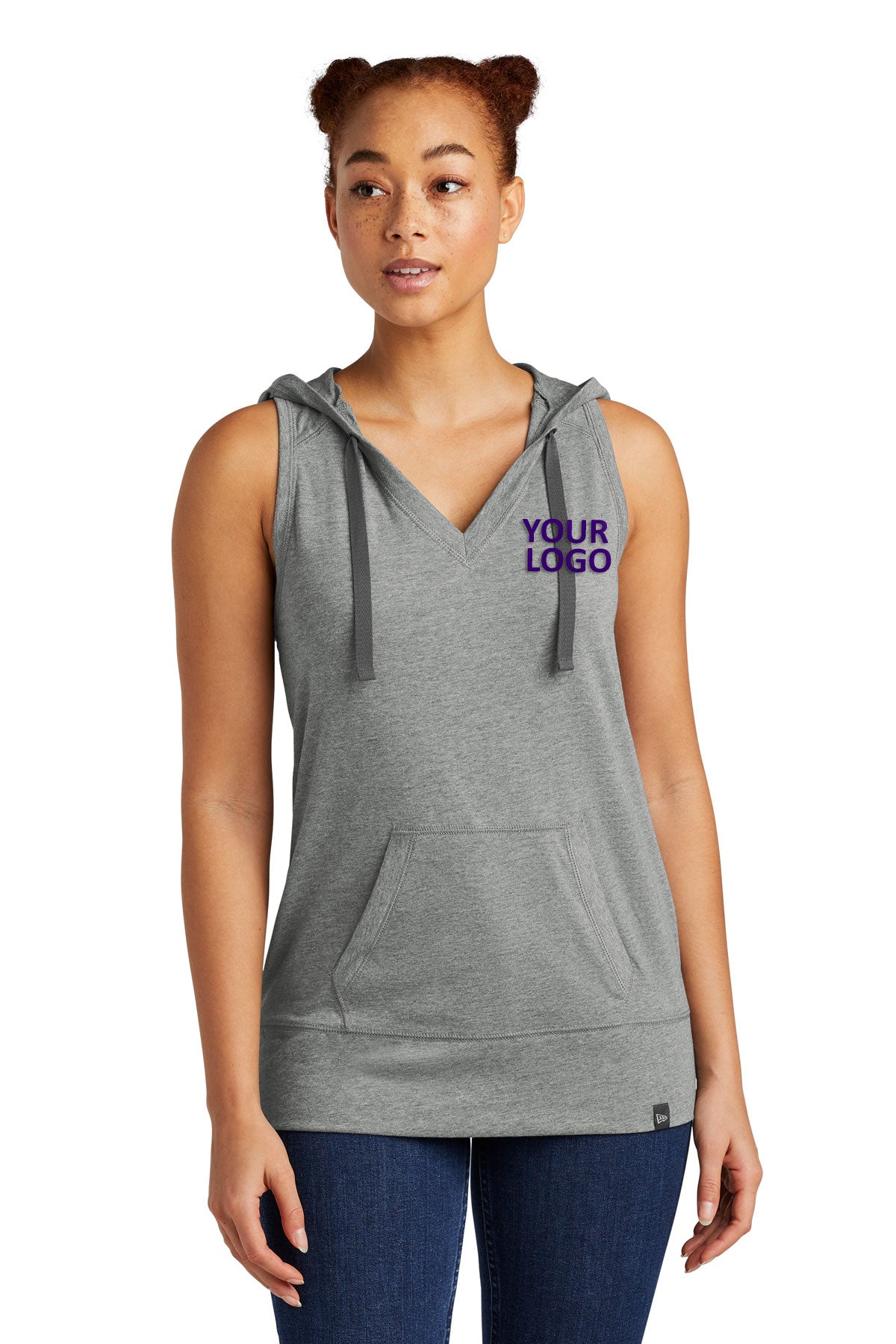 New Era Ladies Heritage Blend Hoodie Tank
