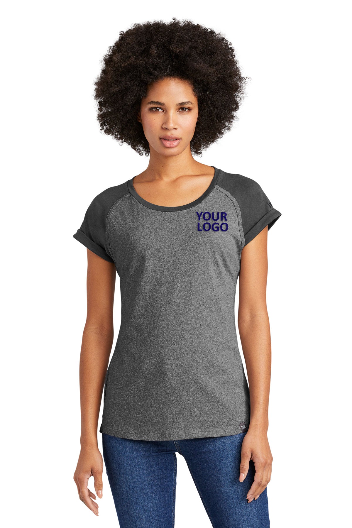 New Era Ladies Heritage Blend Varsity Tee