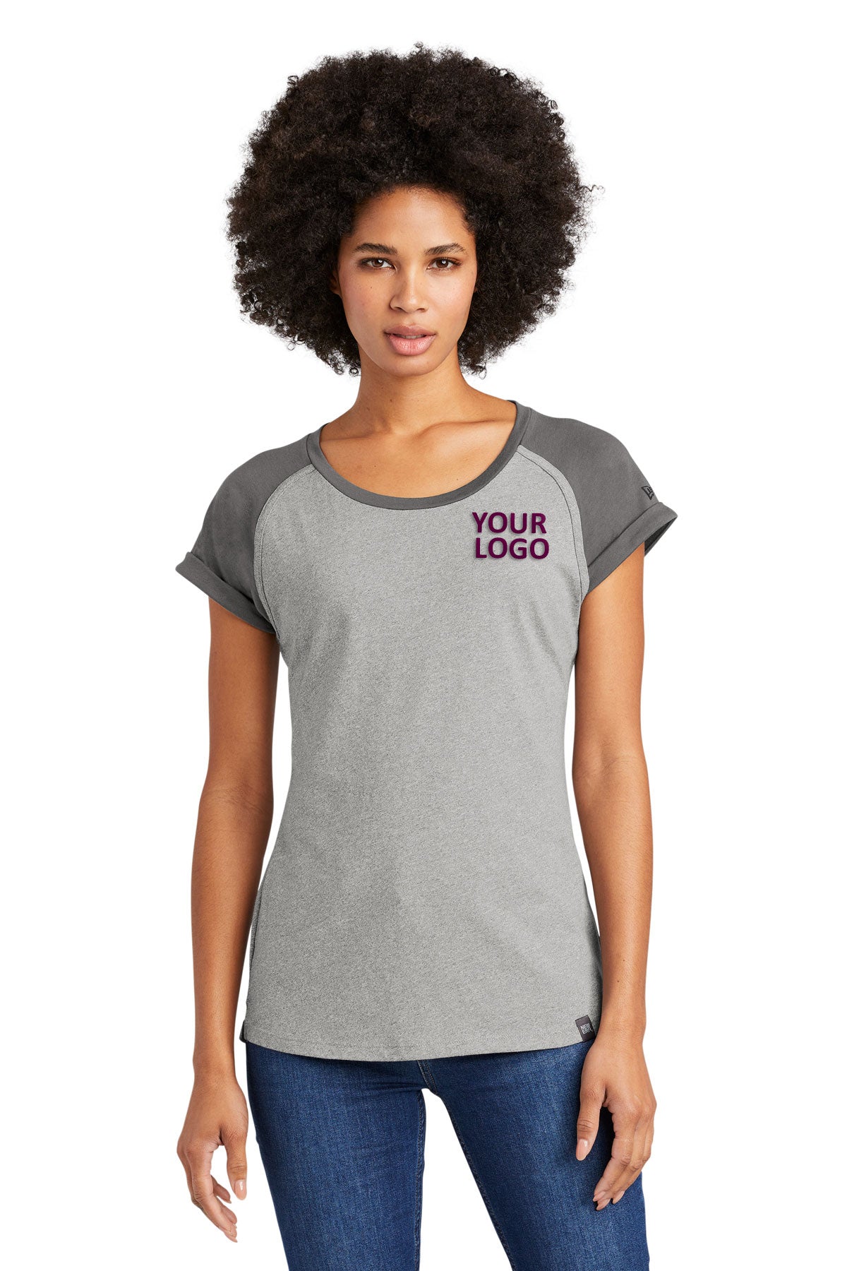 New Era Ladies Heritage Blend Varsity Tee