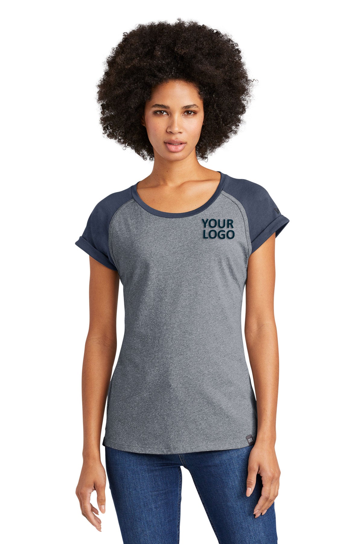 New Era Ladies Heritage Blend Varsity Tee