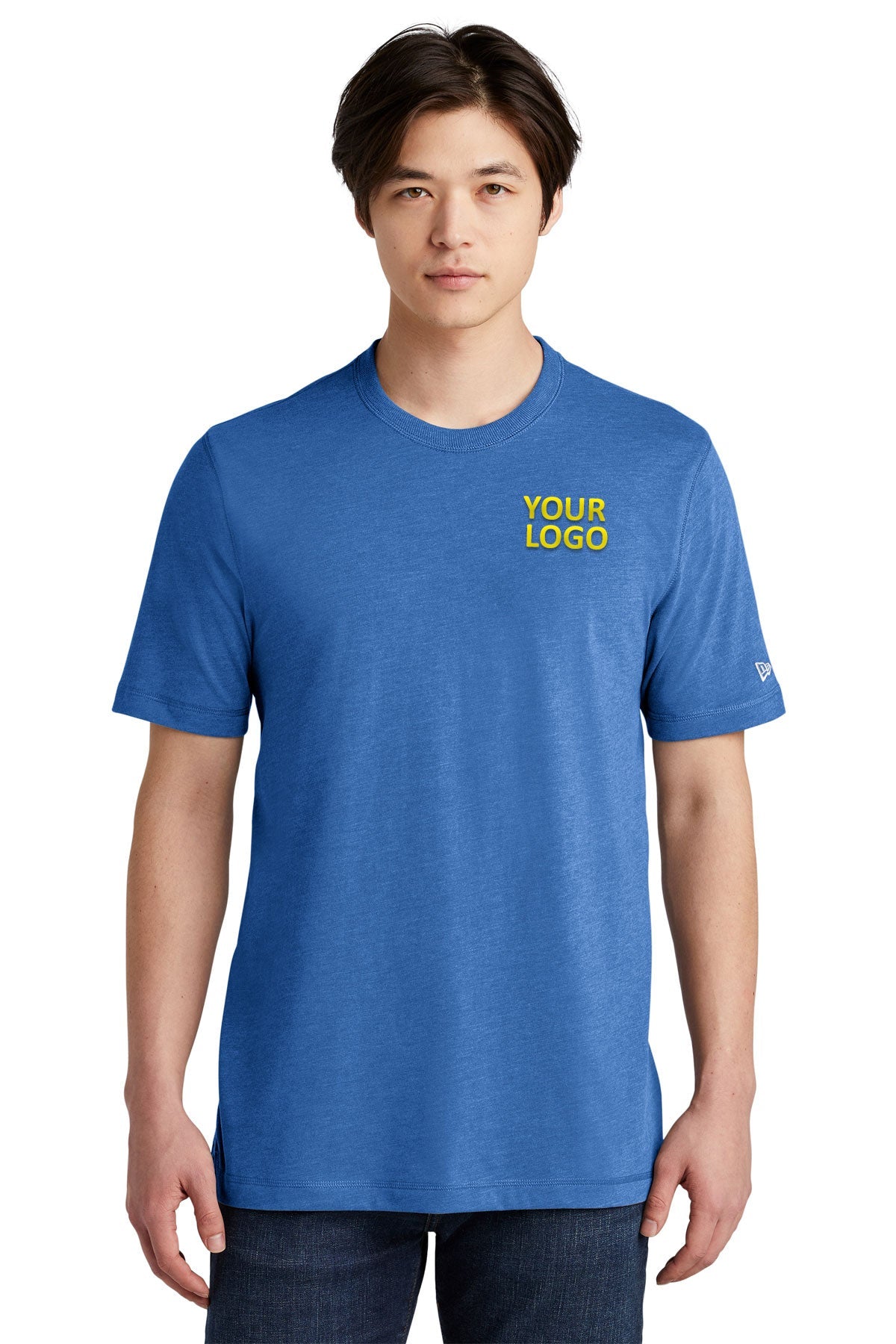 New Era Sueded Cotton Crew Tee