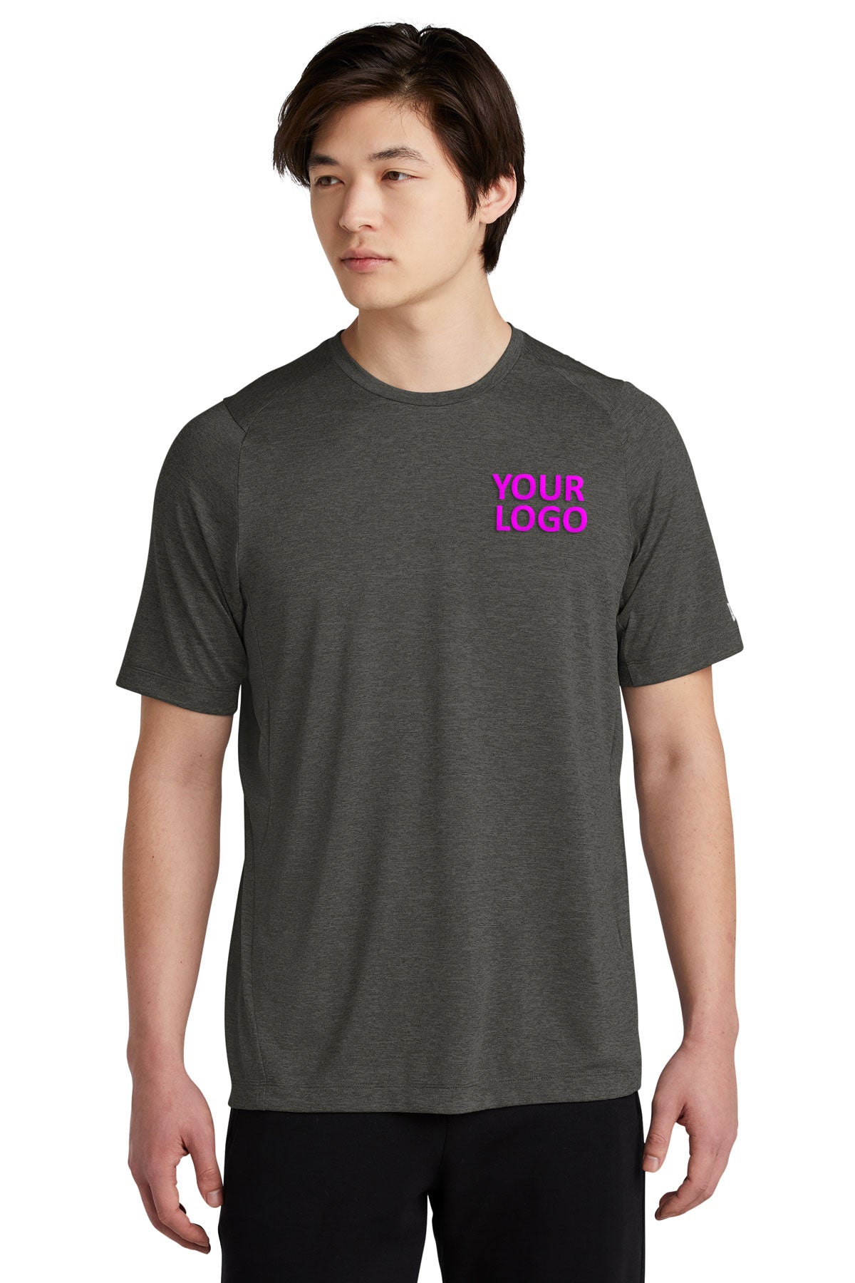 New Era Performance Custom Printed Tee's, Graphite