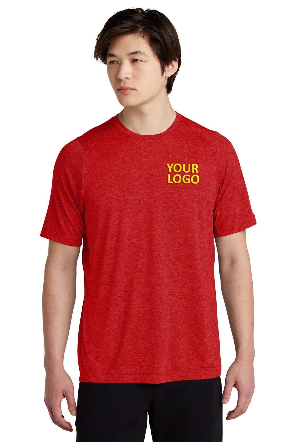 New Era Performance Custom Printed Tee's, Scarlet