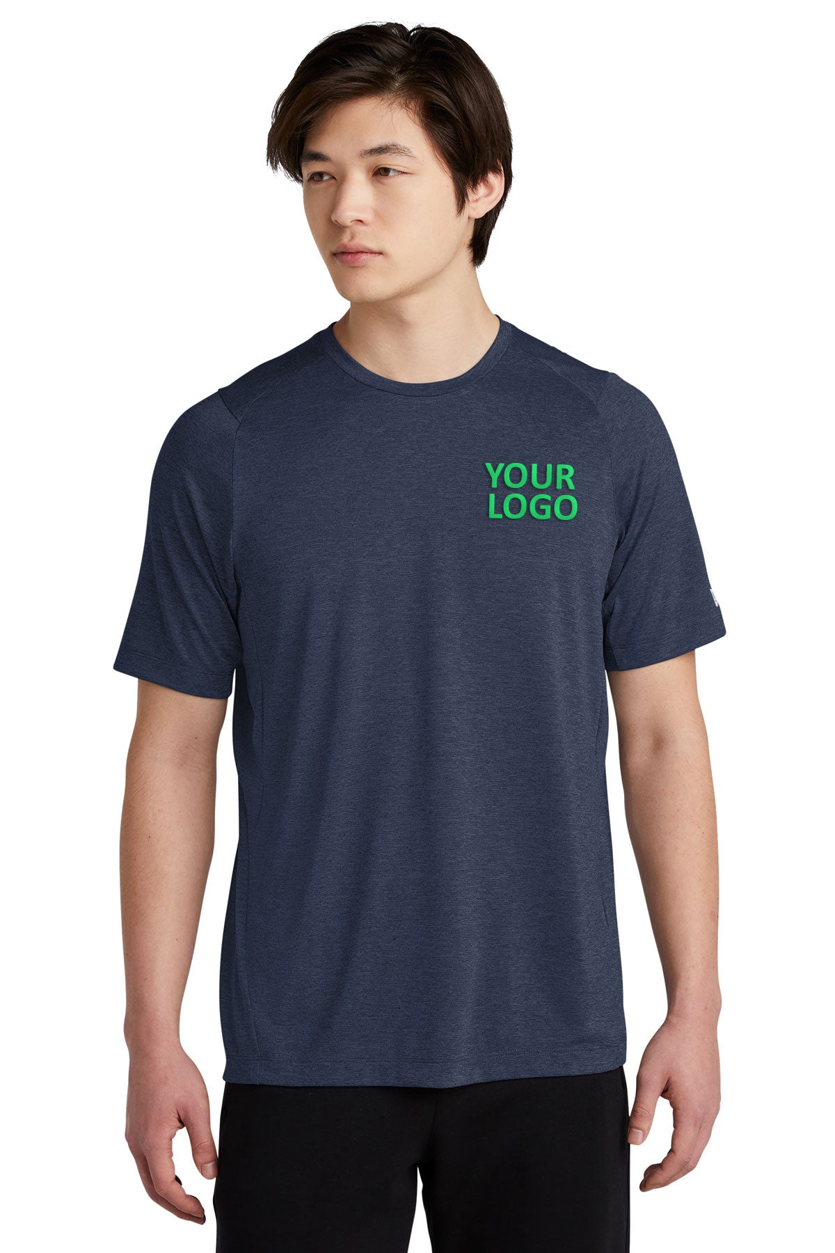 New Era Performance Custom Printed Tee's, True Navy