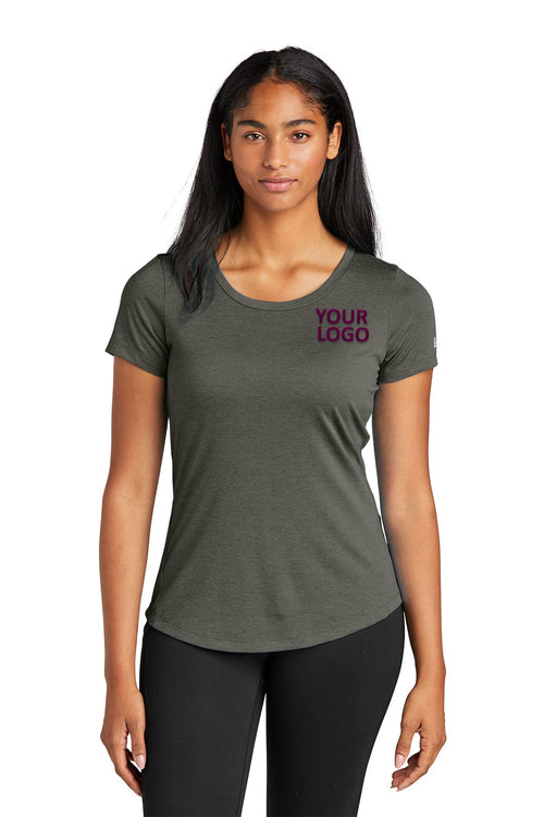 New Era Performance Custom Printed Tee's, Graphite