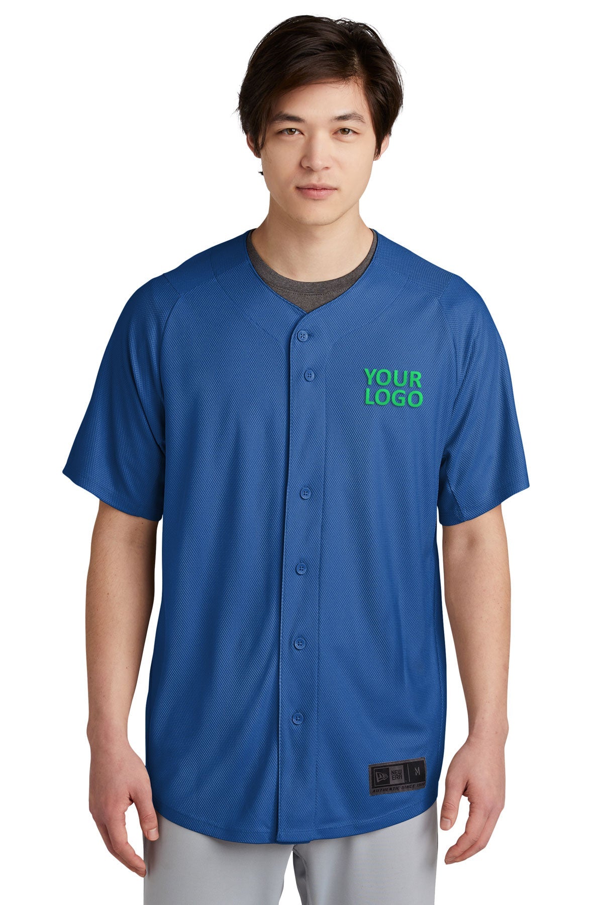 New Era Diamond Era Full-Button Jersey