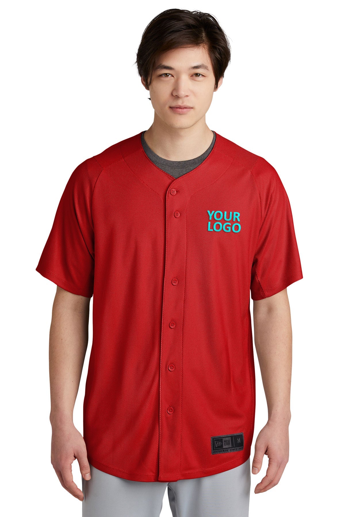 New Era Diamond Era Full-Button Jersey