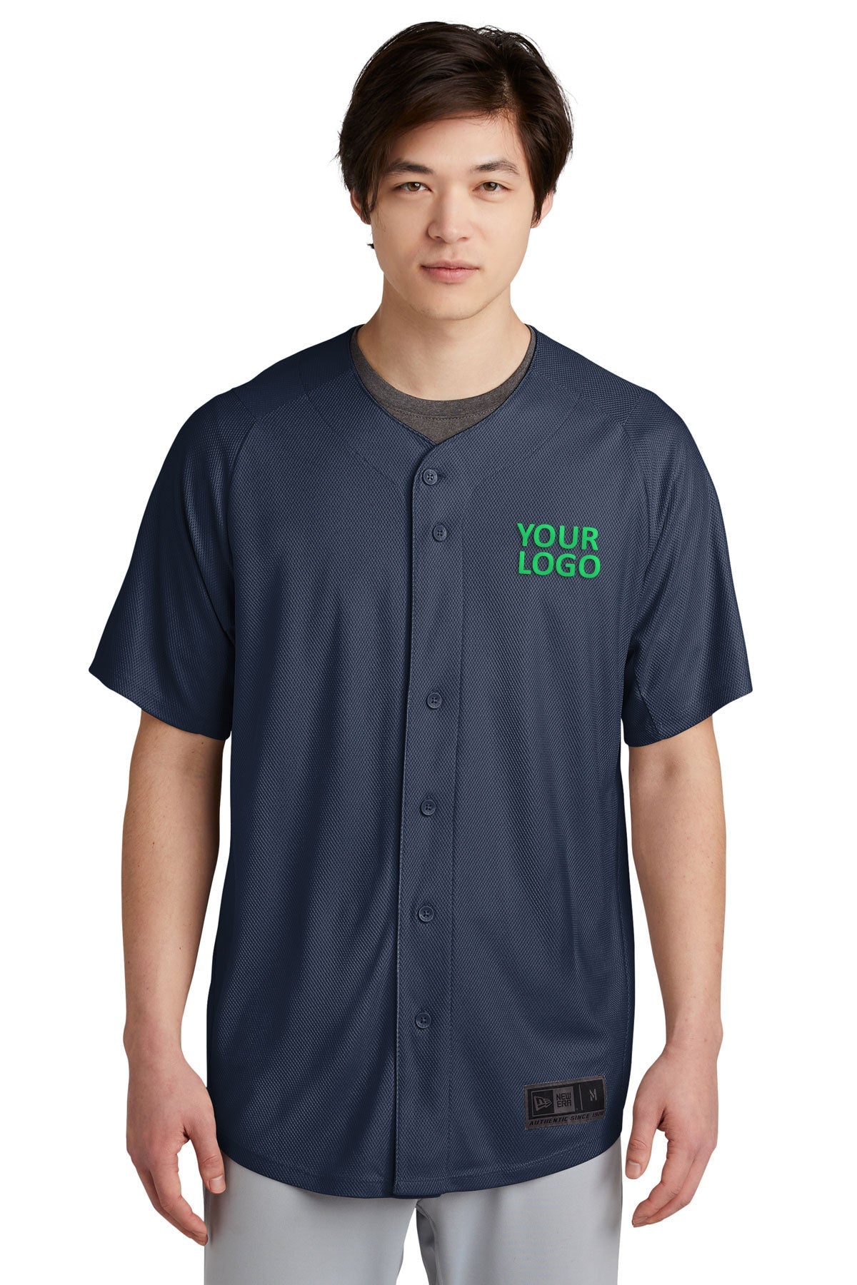 New Era Diamond Era Full-Button Jersey