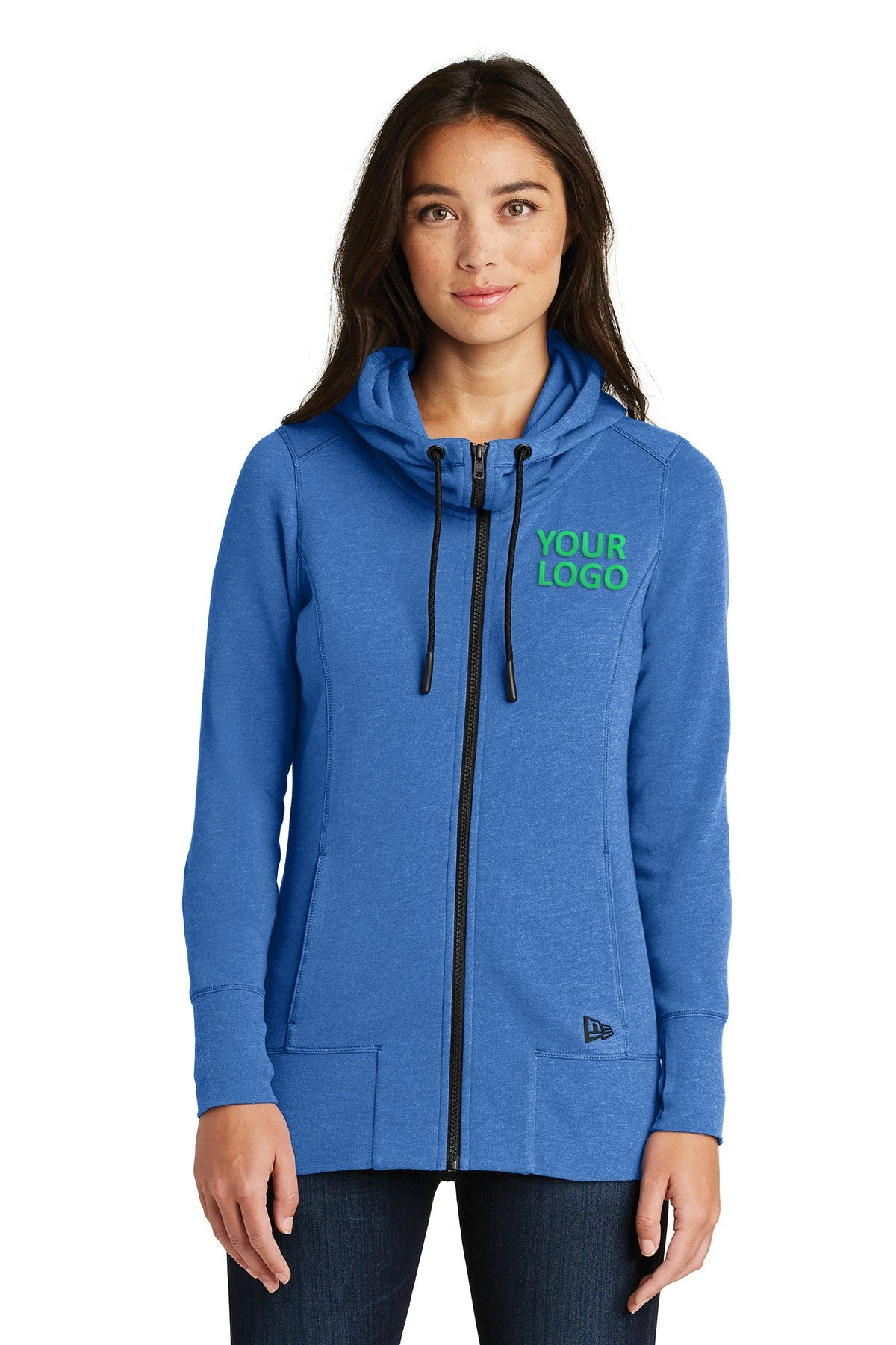 new era royal heather lnea511 custom printed sweatshirts