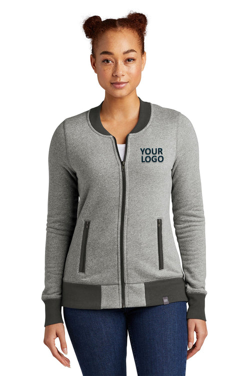New Era French Terry Jackets, Light Graphite Twist/ Graphite