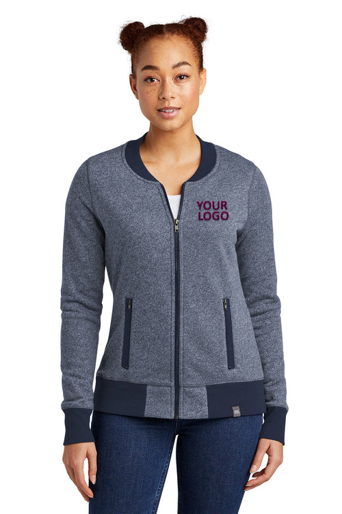 New Era French Terry Jackets, True Navy/ True Navy Twist