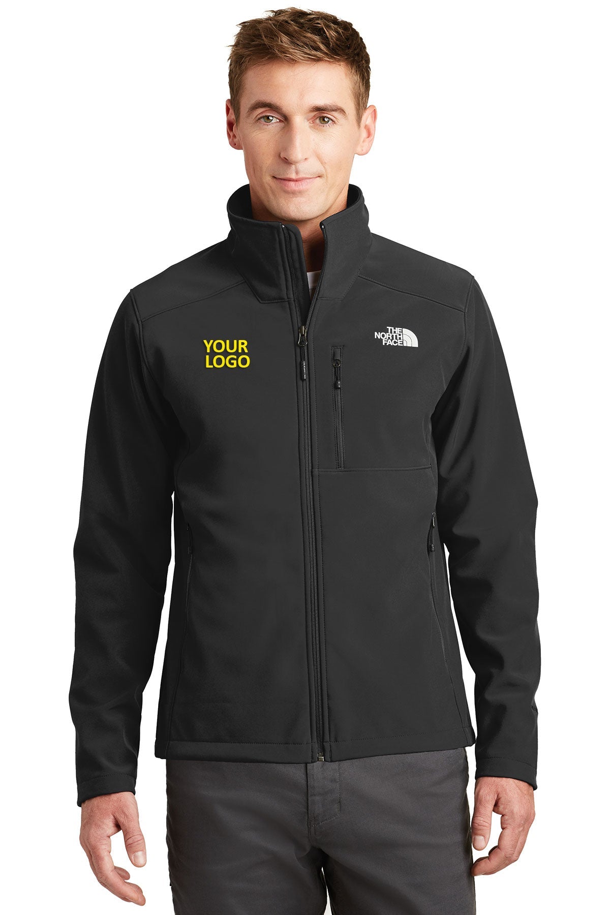 The North Face TNF Black NF0A3LGT jacket company logo