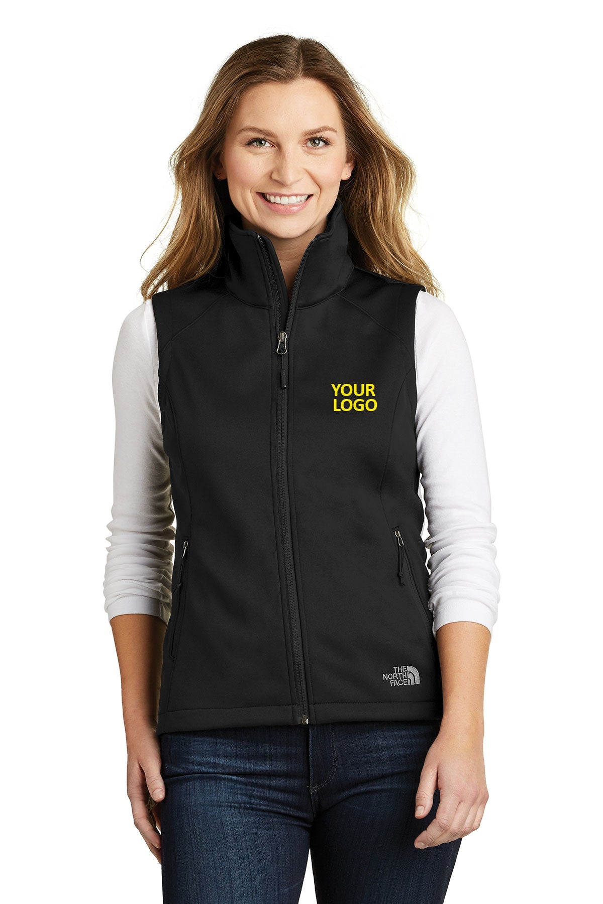 The North Face TNF Black NF0A3LH1 embroidered team jackets