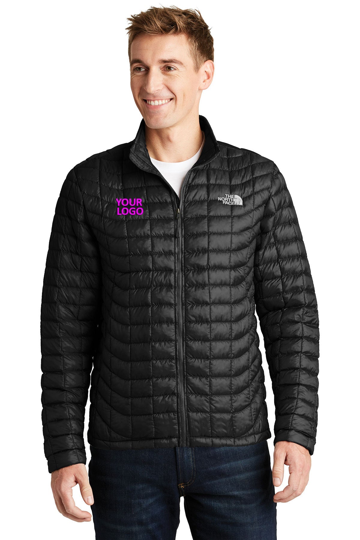 The North Face TNF Black NF0A3LH2 jackets with company logo