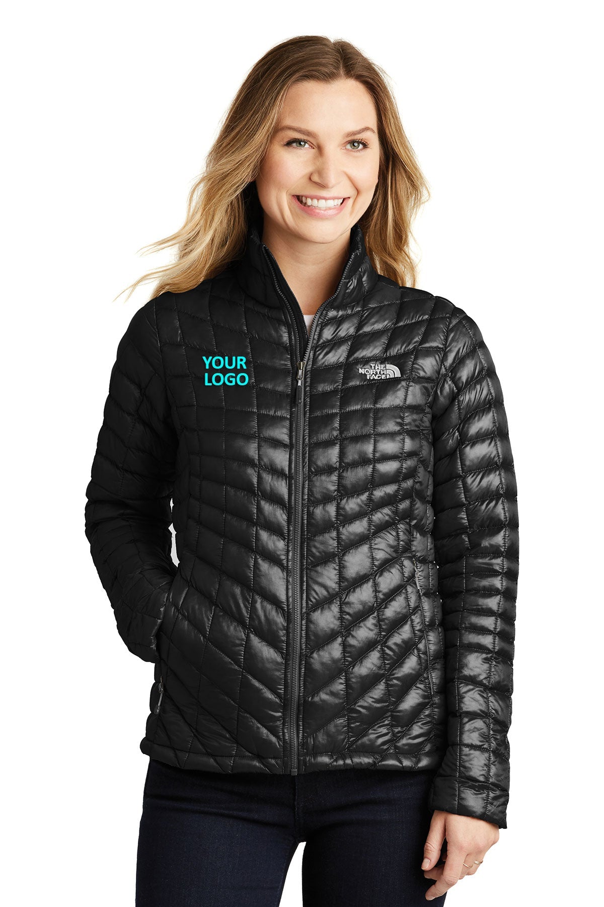 The North Face TNF Black NF0A3LHK company embroidered jackets