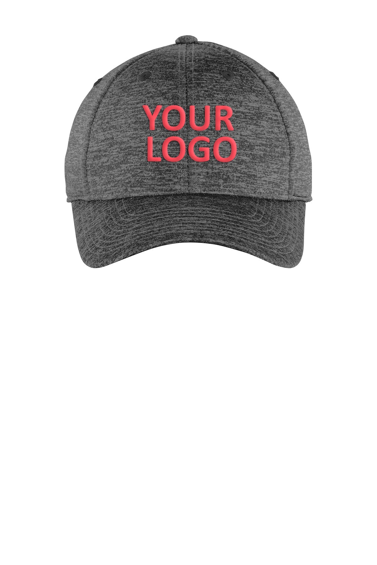 sport tek posicharge electric heather cap grey black electric