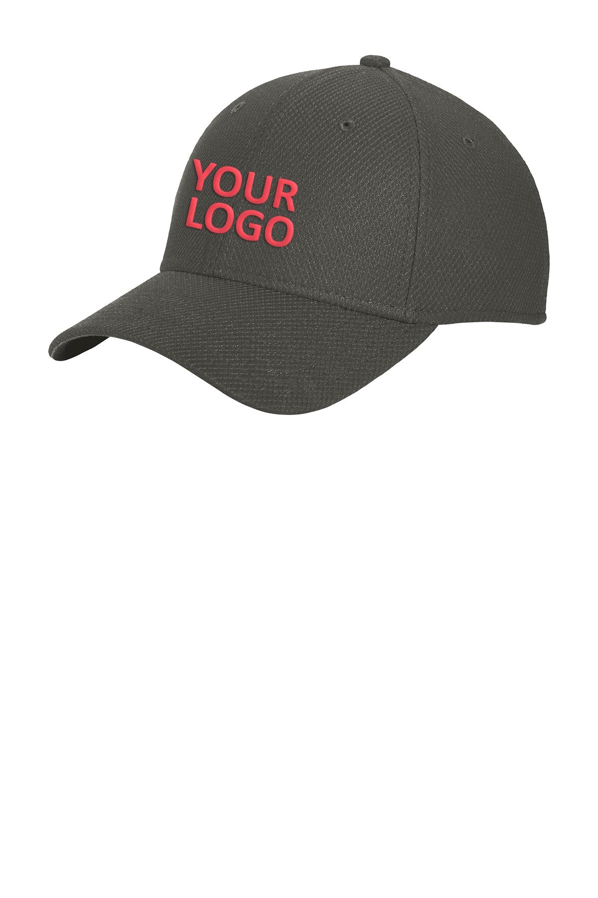New Era Diamond Era Stetch Custom Caps, Graphite