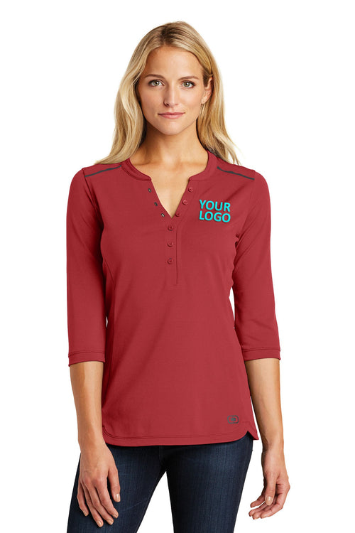 OGIO Fuse Customized Polos, Signal Red