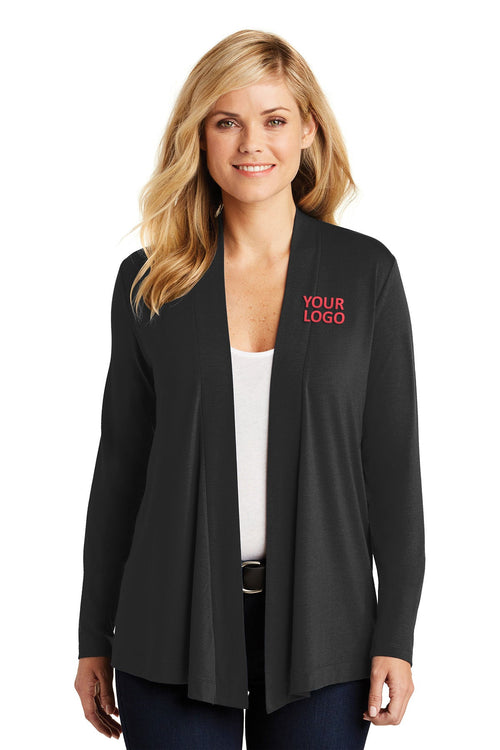 Port Authority Ladies Concept Cardigan, Grey Smoke [TruNorthern]