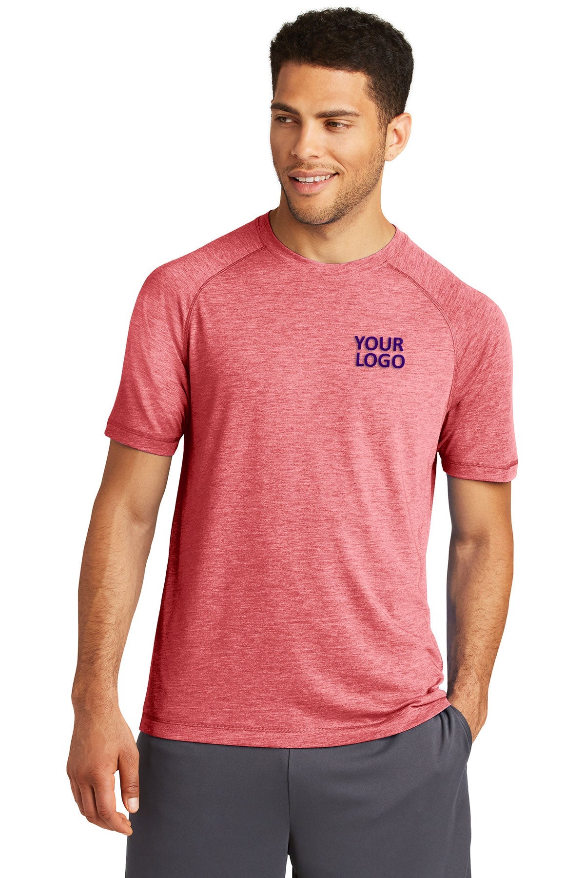 Sport-Tek PosiCharge Tri-Blend Wicking Raglan Tee