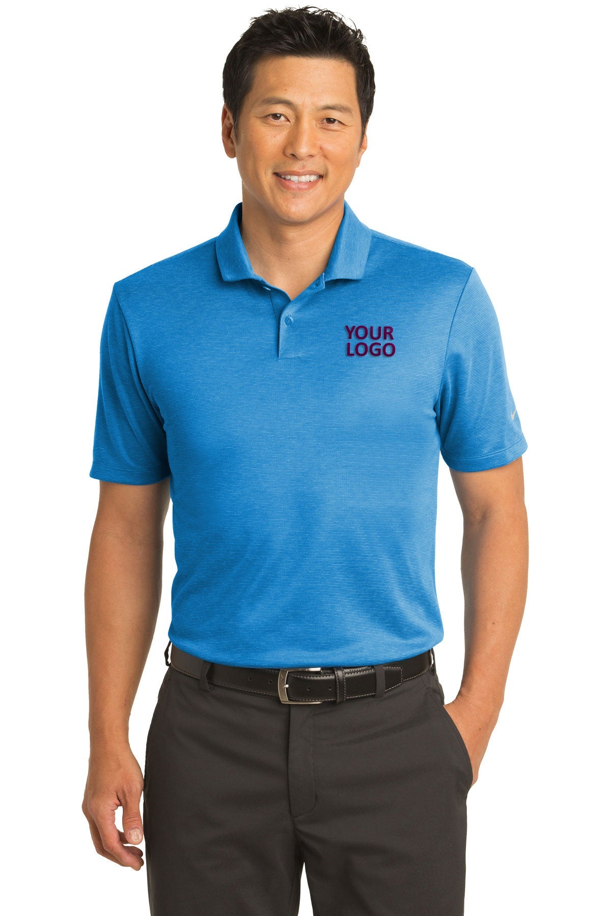 Nike Dri-FIT Prime Customized Polos, Photo Blue