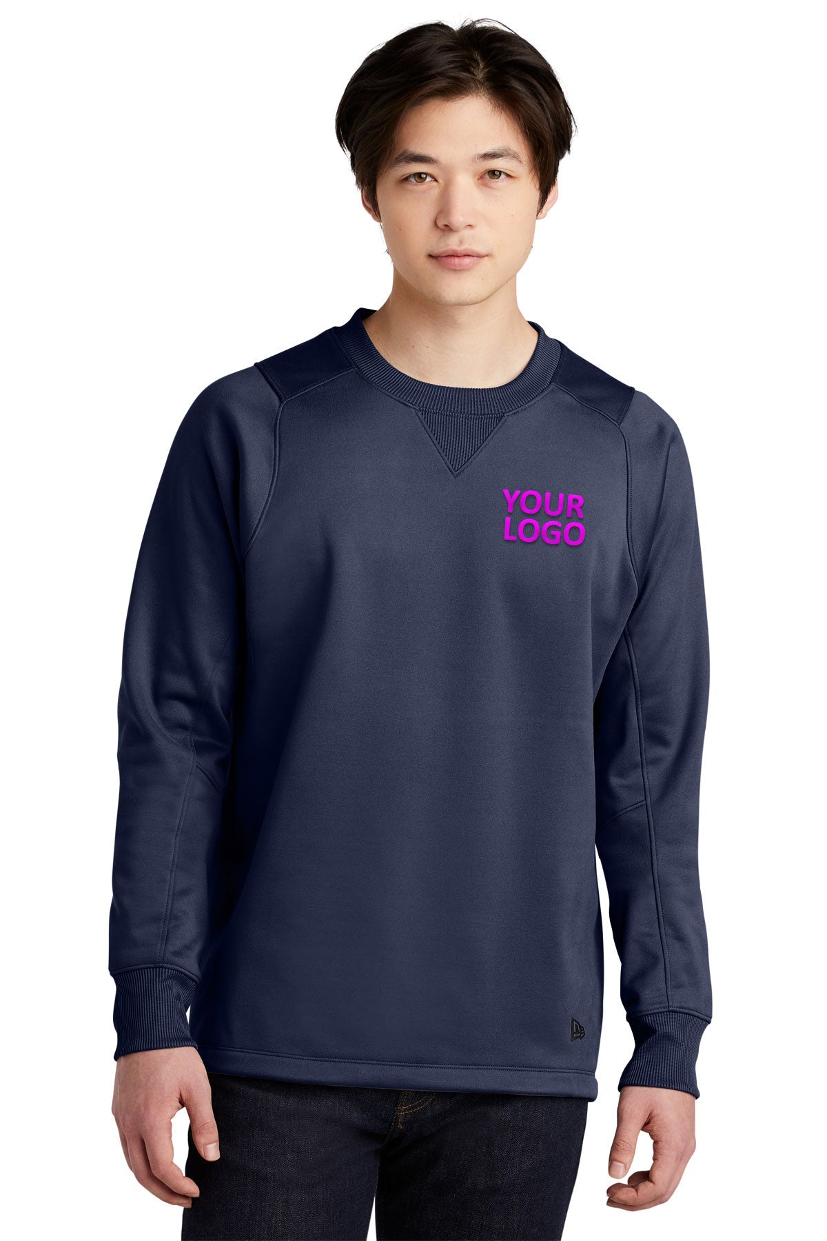 New Era Venue Branded Fleece Sweatshirts, True Navy