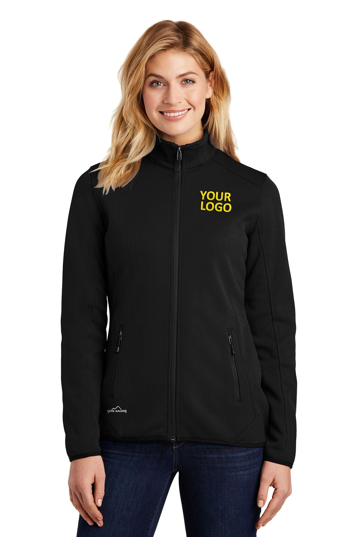 Eddie Bauer Black EB243 custom jackets with logo
