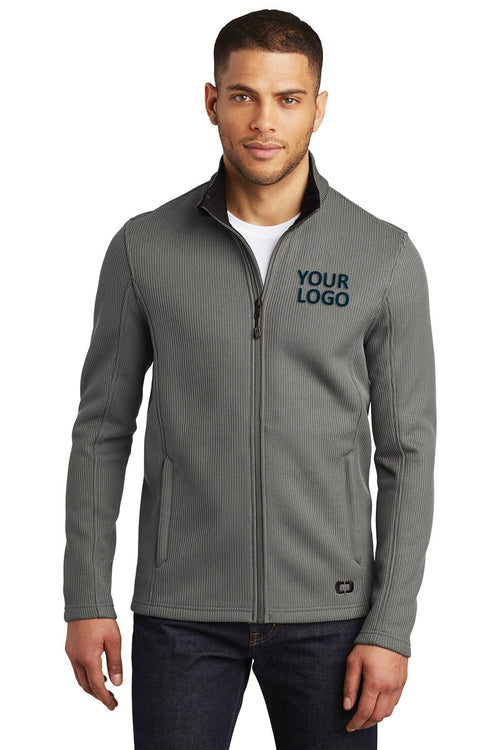 OGIO Ladies Grit Customized Fleece Jackets, Gear Grey