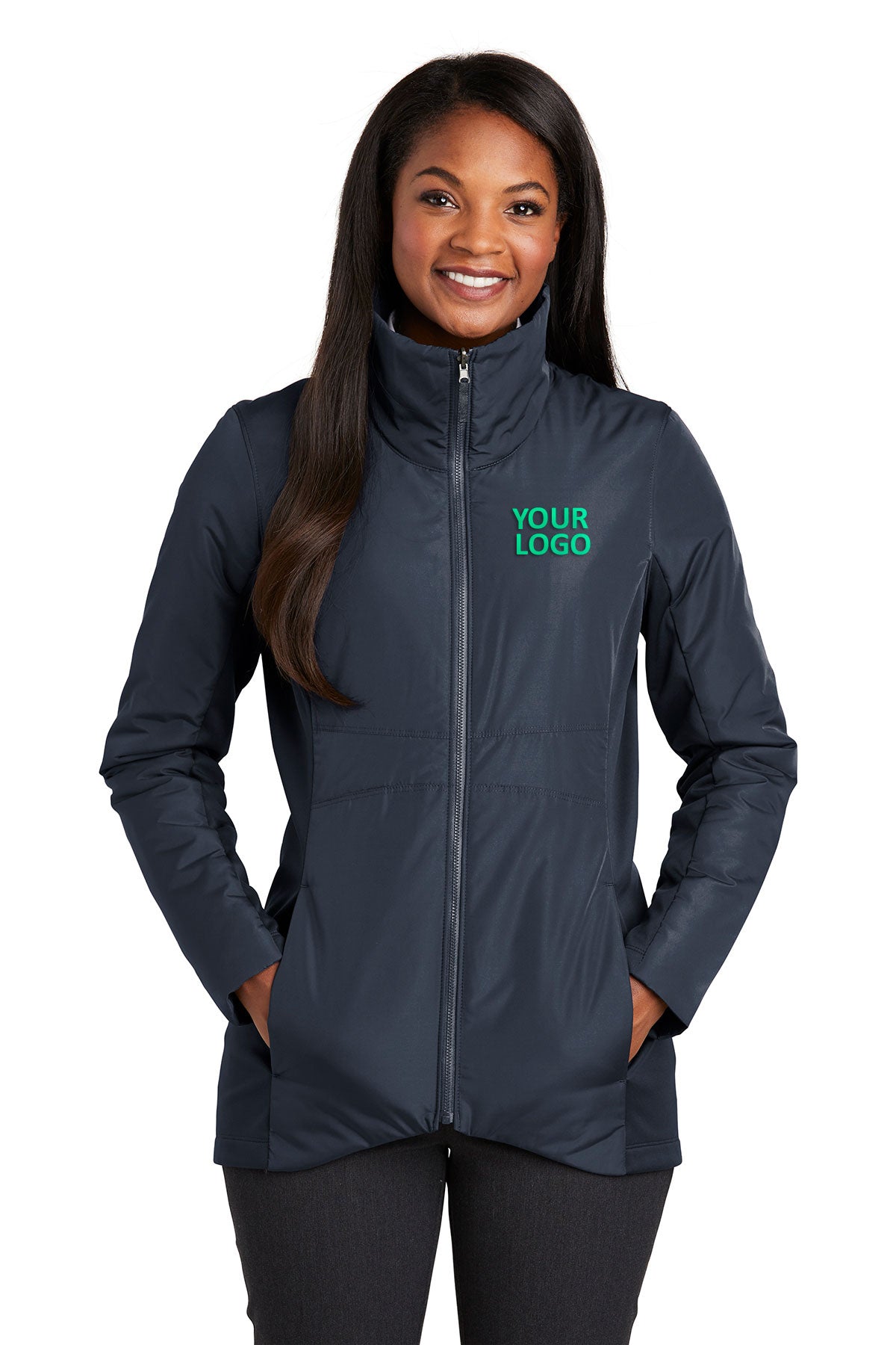 Port Authority River Blue L902 business logo jackets