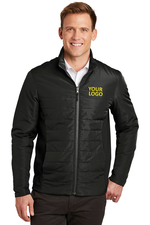 Port Authority Ladies Collective Customized Insulated Jackets, Deep Black