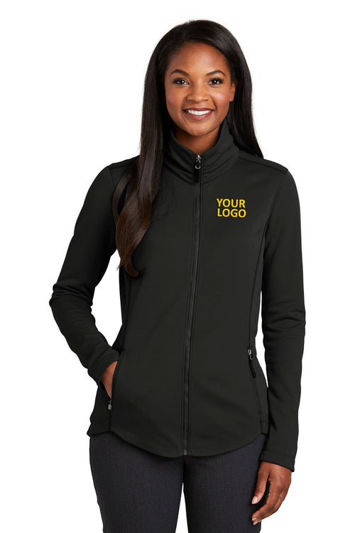 Port Authority Collective Smooth Fleece Customized Jackets, Deep Black