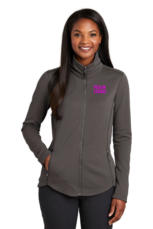 Port Authority Collective Smooth Fleece Customized Jackets, Graphite