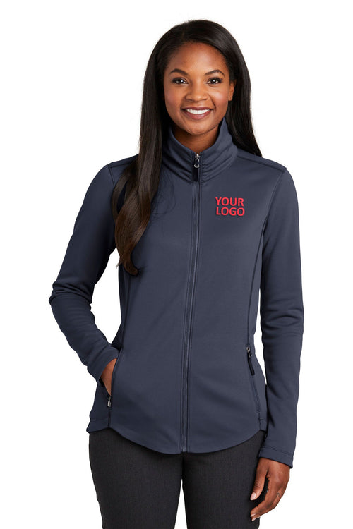 Port Authority Collective Smooth Fleece Customized Jackets, River Blue