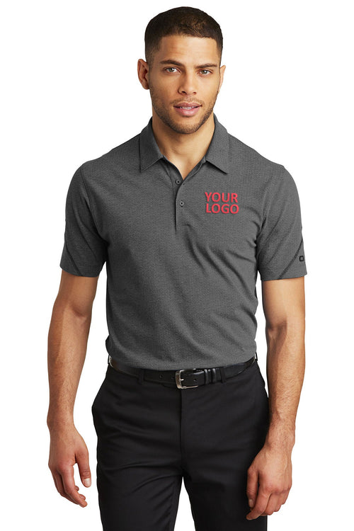 OGIO Ladies Tread Branded Henleys, Blacktop Heather