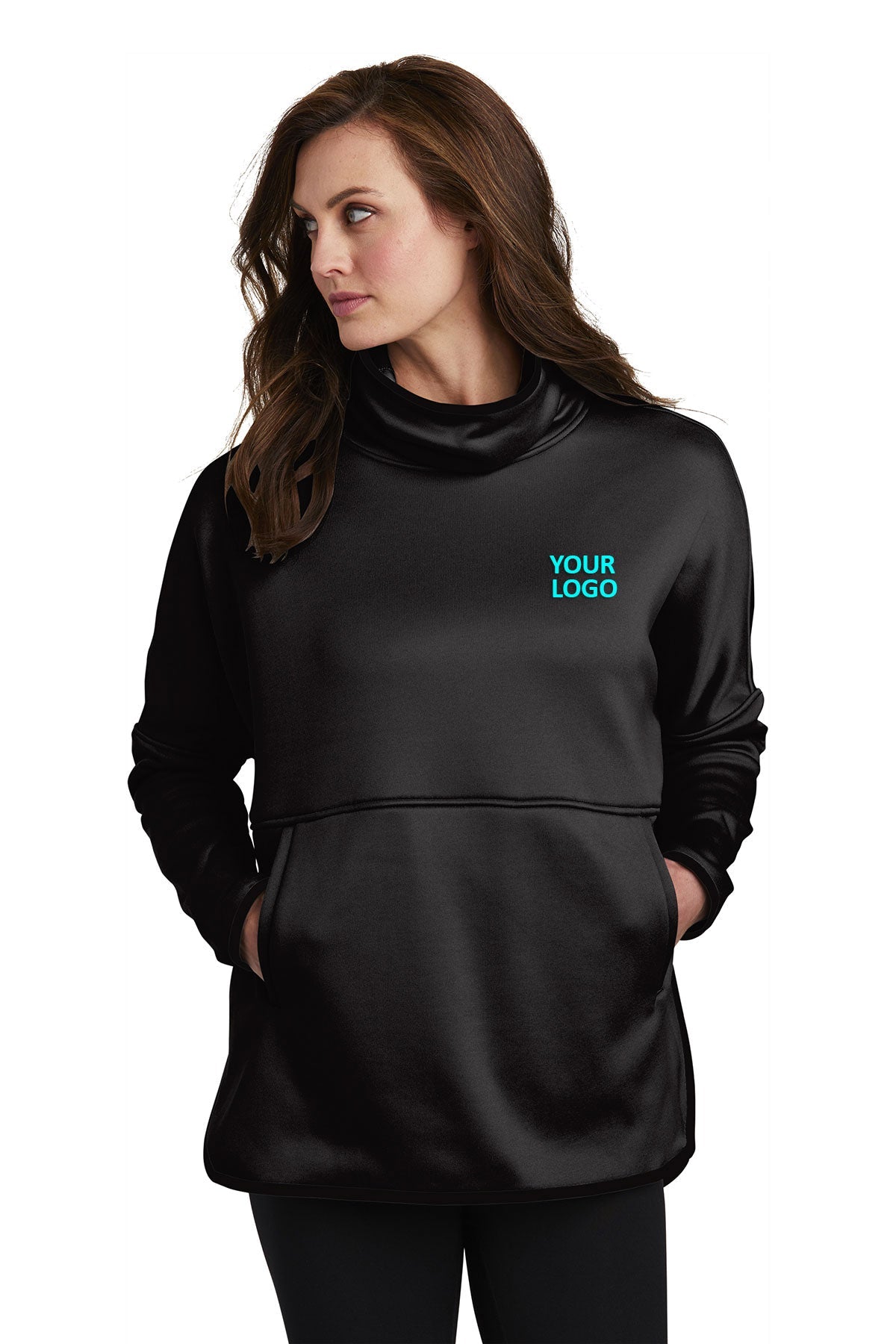 The North Face TNF Black Heather NF0A3SEF company logo jackets