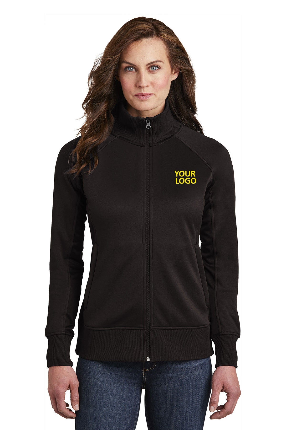 The North Face TNF Black NF0A3SEV company logo jackets