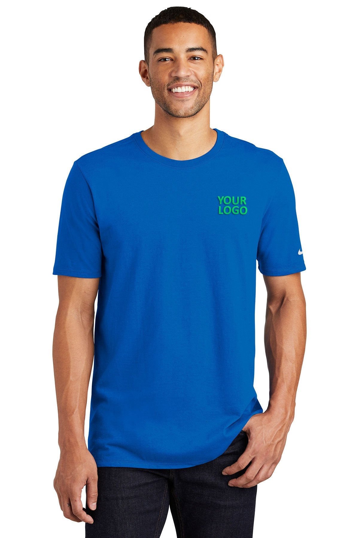 nike core cotton tee nkbq5233 game royal