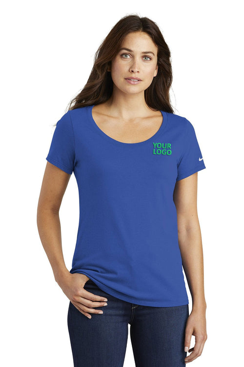 Nike Long Sleeve Customized Tees, Rush Blue