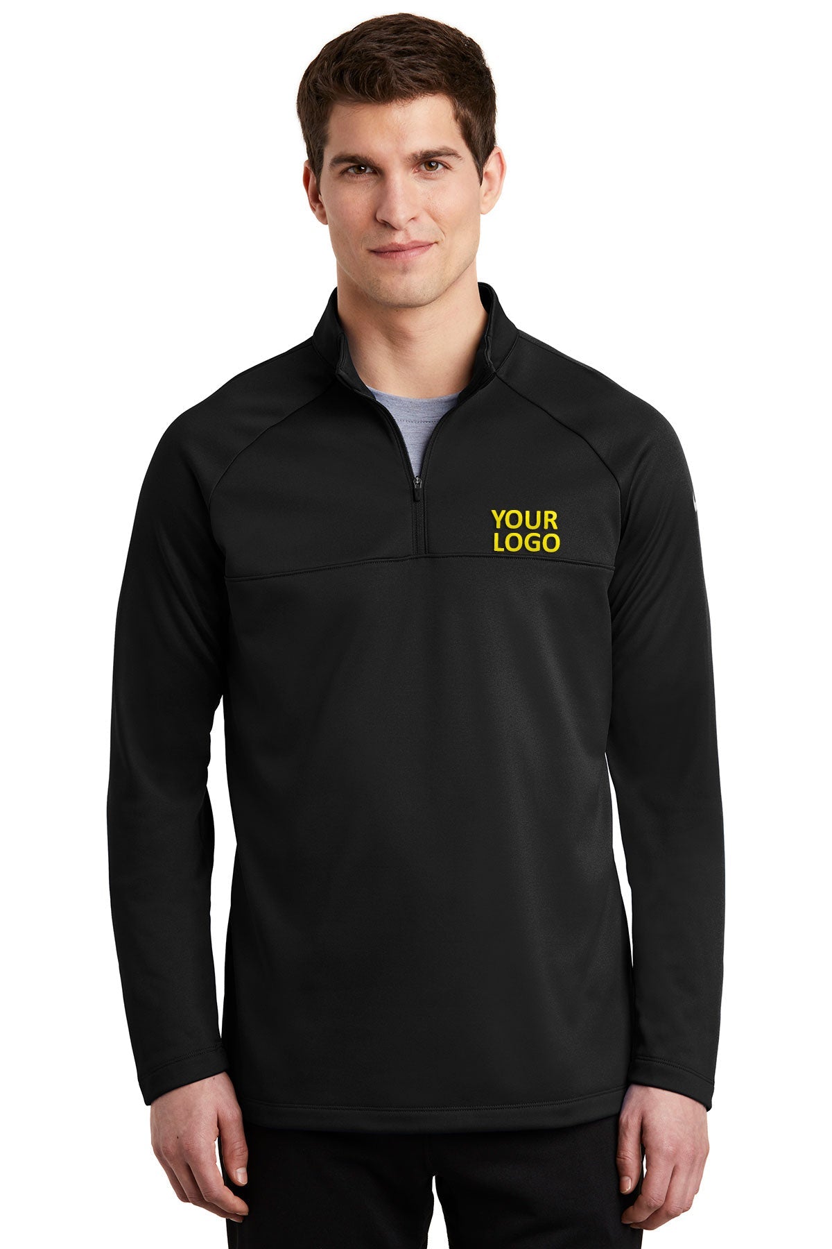 Nike ThermaFIT Custom Fleece Quarter Zips, Black