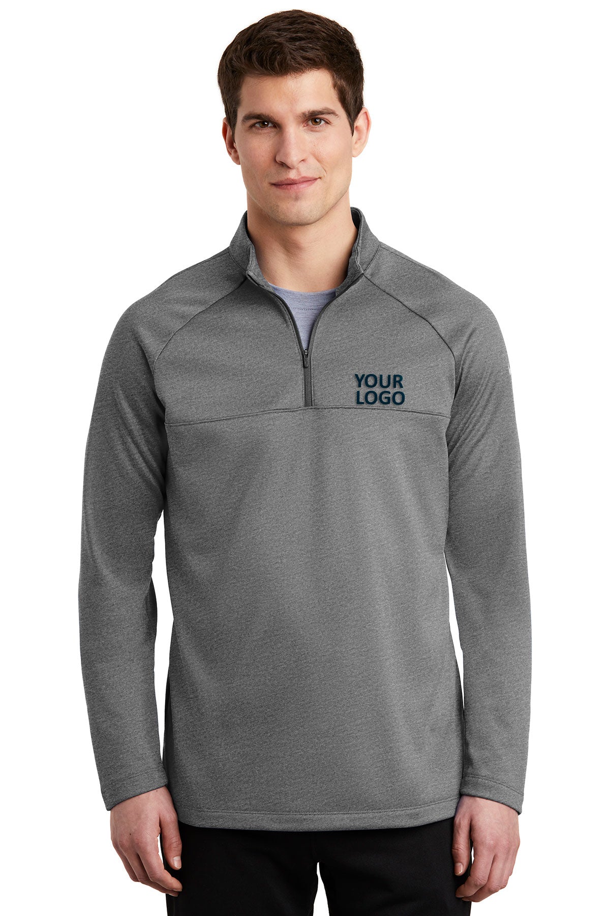 Nike Dark Grey Heather/ Dark Grey Heather NKAH6254 custom printed sweatshirts