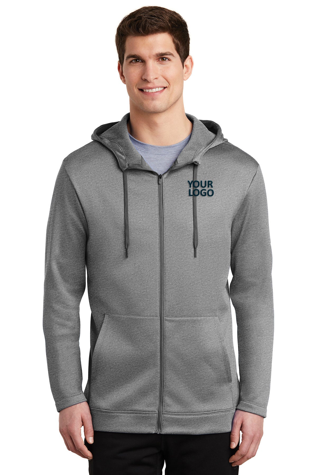 Nike Dark Grey Heather NKAH6259 printed sweatshirts for business