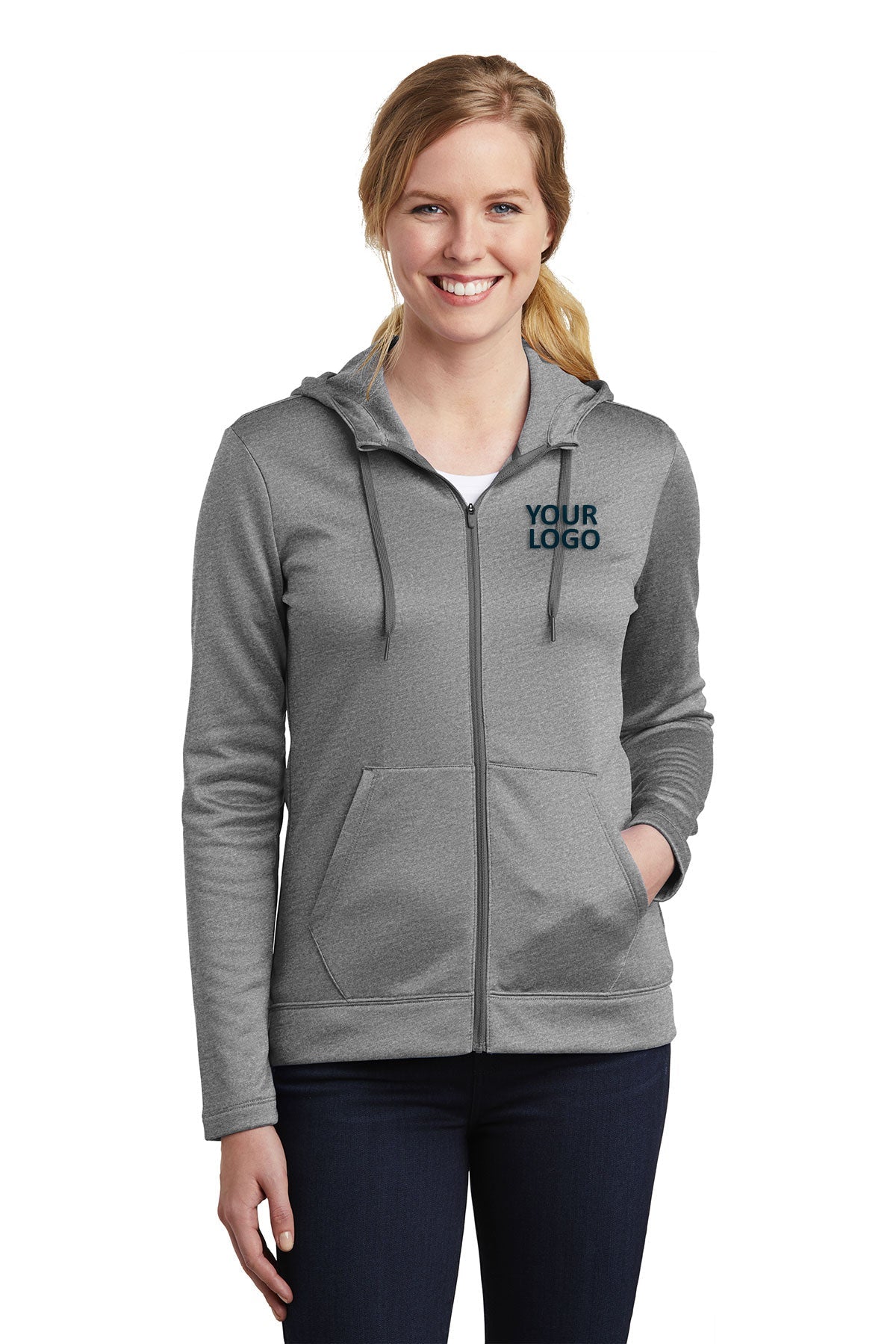 Nike Dark Grey Heather NKAH6264 printed sweatshirts for business