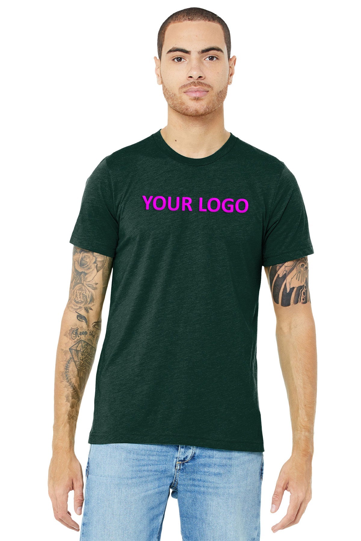 Bella Canvas Unisex Triblend T-Shirt, Emerald