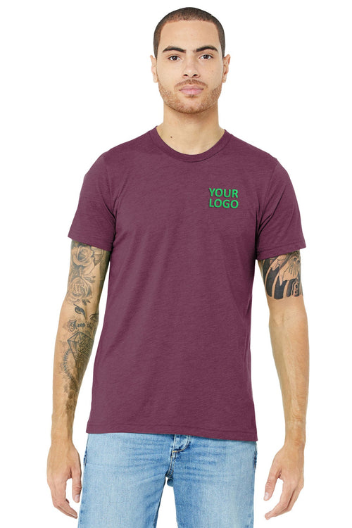 Bella Canvas Ladies Triblend T-Shirt, Maroon