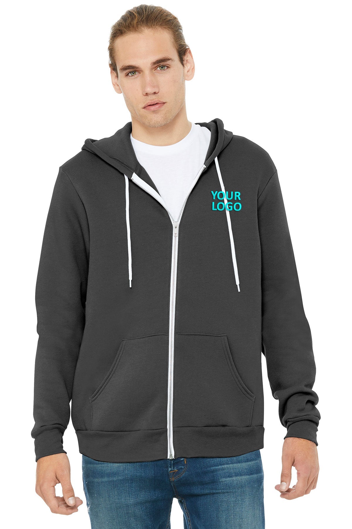 Bella + Canvas Asphalt 3739 custom sweatshirts for business