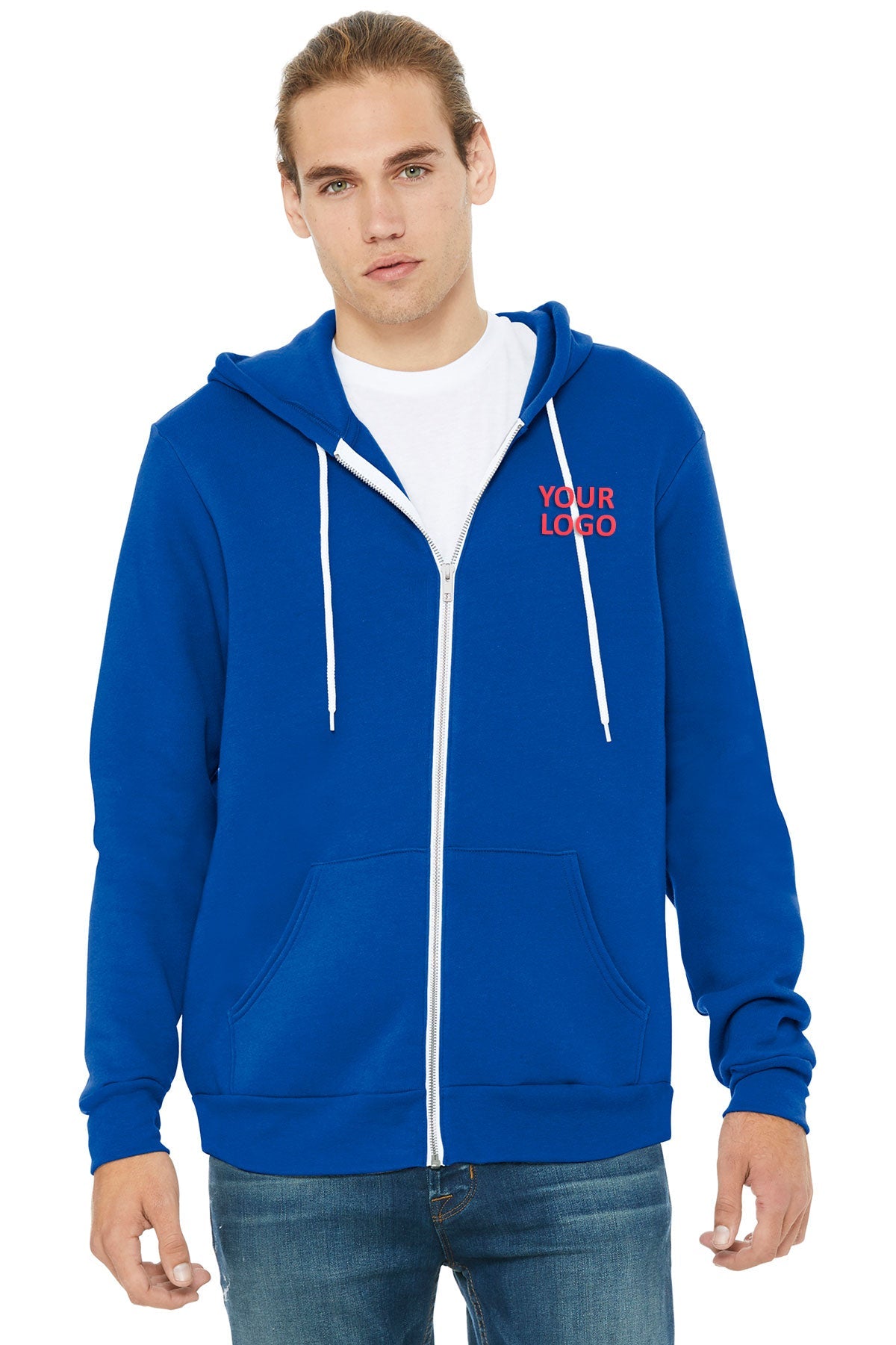 Bella + Canvas True Royal 3739 custom sweatshirts for business