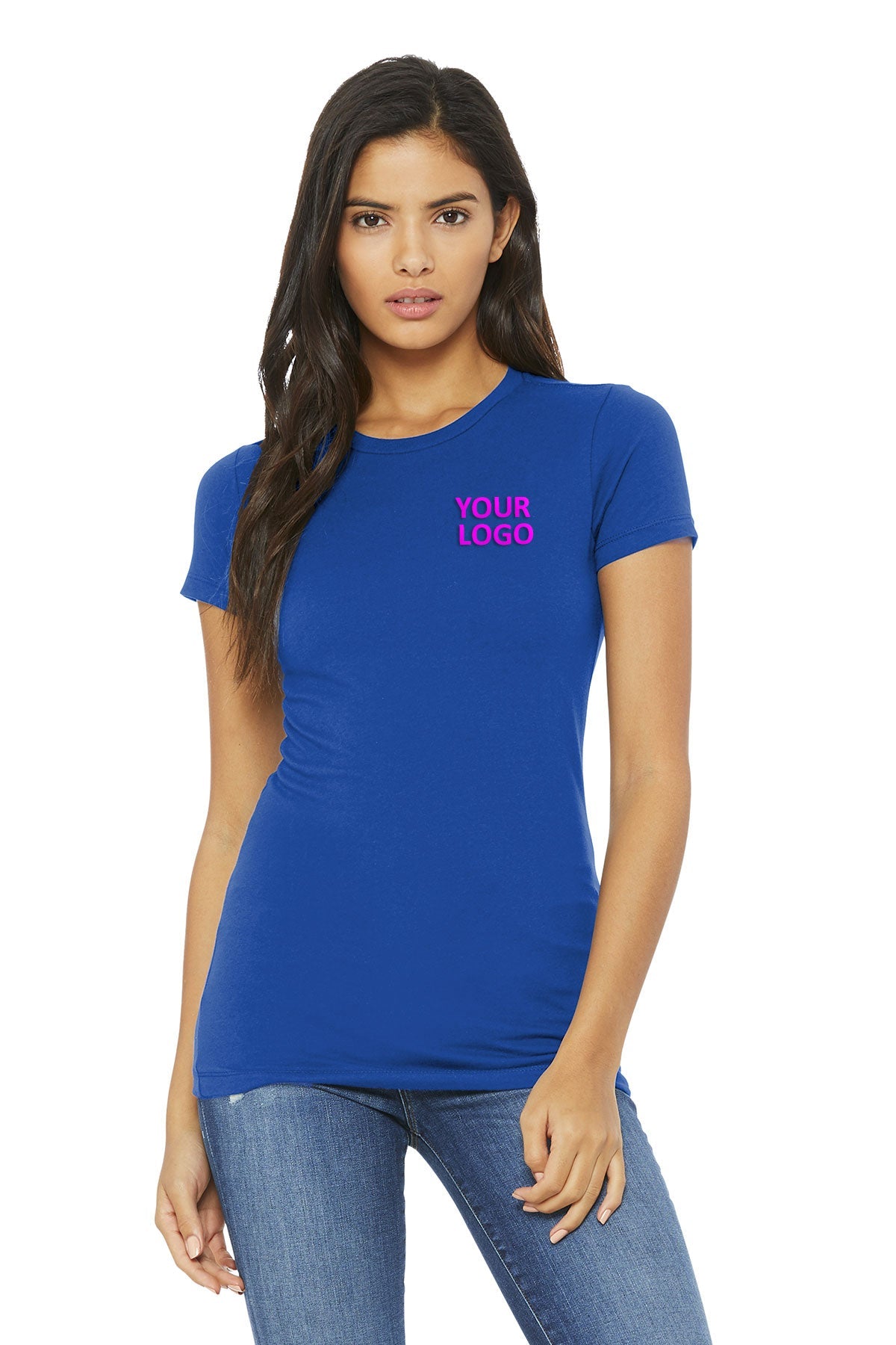 bella + canvas ladies the favorite t-shirt 6004 true royal