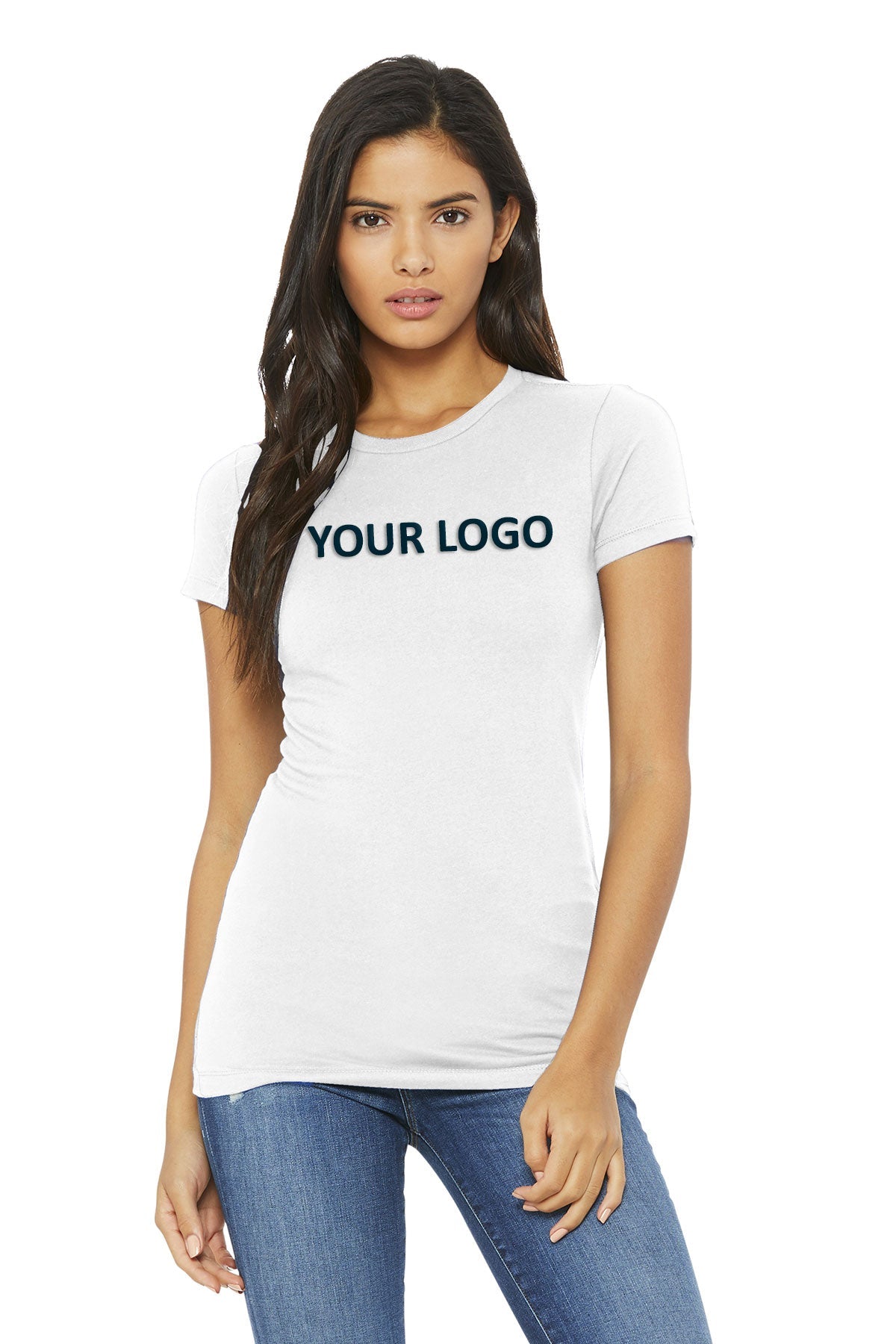 bella + canvas ladies the favorite t-shirt 6004 white